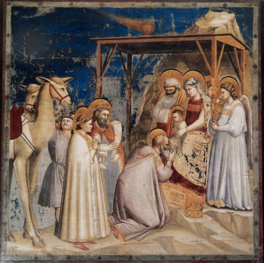 Adoration of the Magi in Detail Giotto